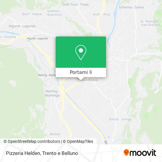 Mappa Pizzeria Helden