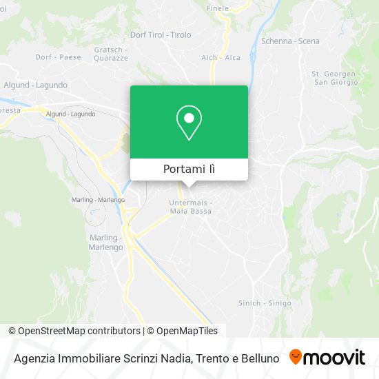 Mappa Agenzia Immobiliare Scrinzi Nadia