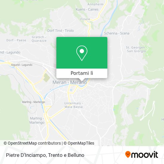 Mappa Pietre D'Inciampo