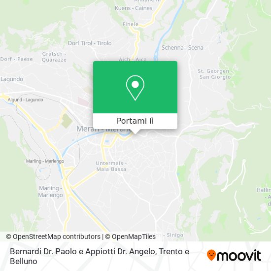 Mappa Bernardi Dr. Paolo e Appiotti Dr. Angelo