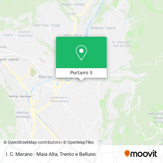Mappa I. C. Merano - Maia Alta