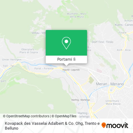 Mappa Kovapack des Vasselai Adalbert & Co. Ohg