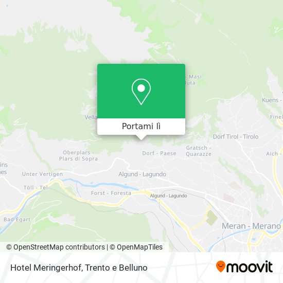Mappa Hotel Meringerhof