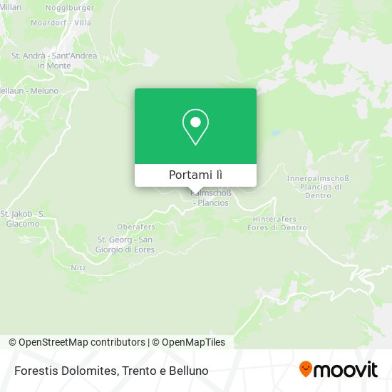 Mappa Forestis Dolomites