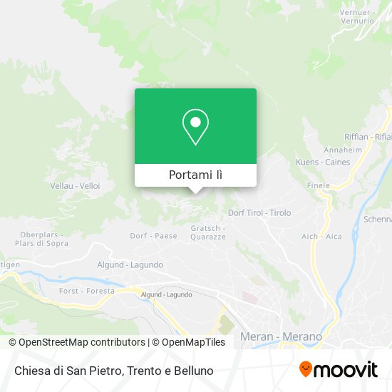 Mappa Chiesa di San Pietro