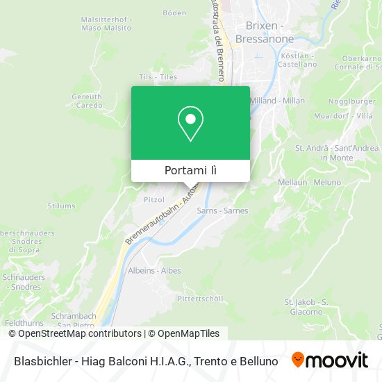 Mappa Blasbichler - Hiag Balconi H.I.A.G.