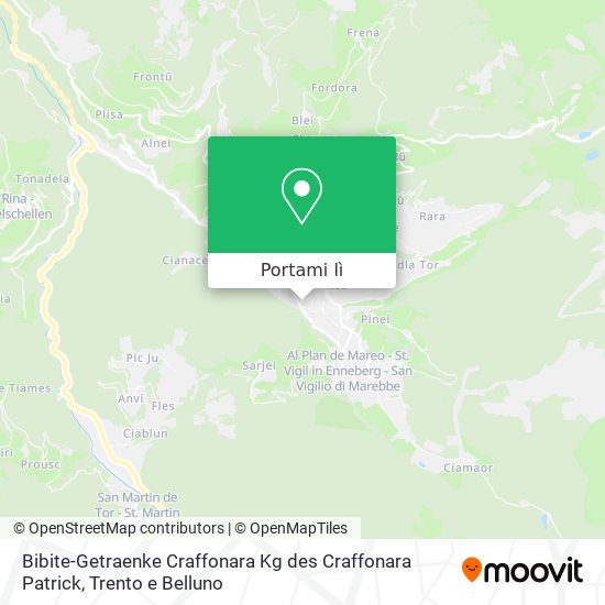 Mappa Bibite-Getraenke Craffonara Kg des Craffonara Patrick