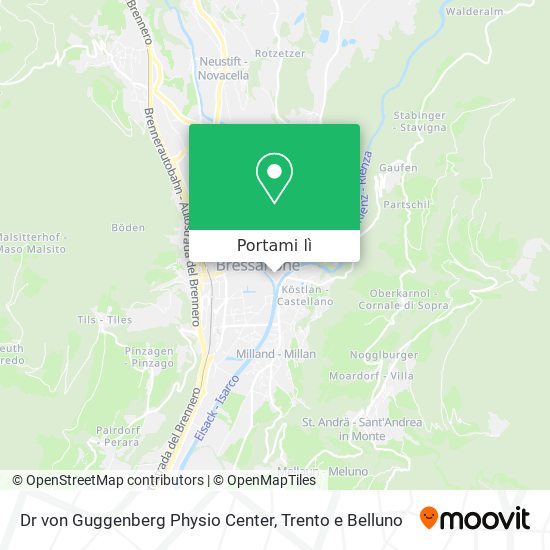 Mappa Dr von Guggenberg Physio Center