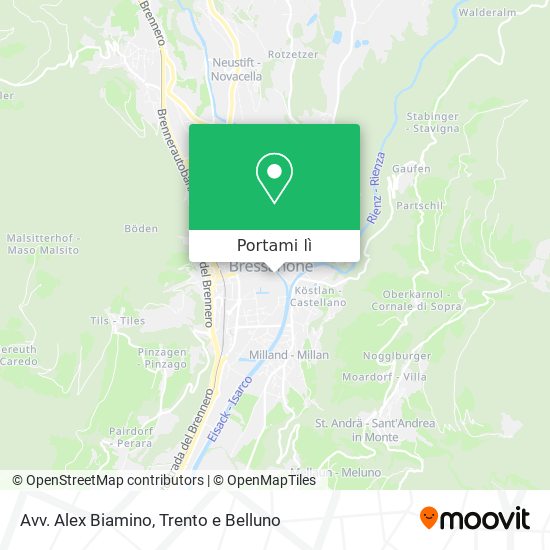 Mappa Avv. Alex Biamino