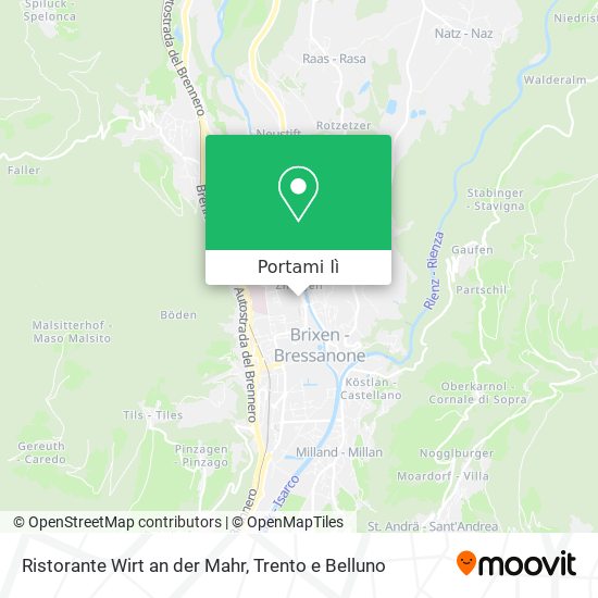 Mappa Ristorante Wirt an der Mahr