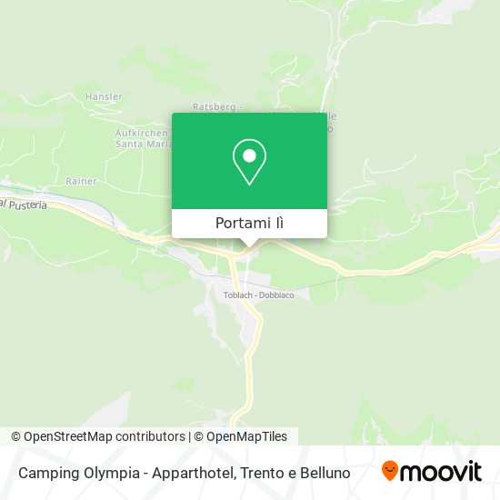 Mappa Camping Olympia - Apparthotel