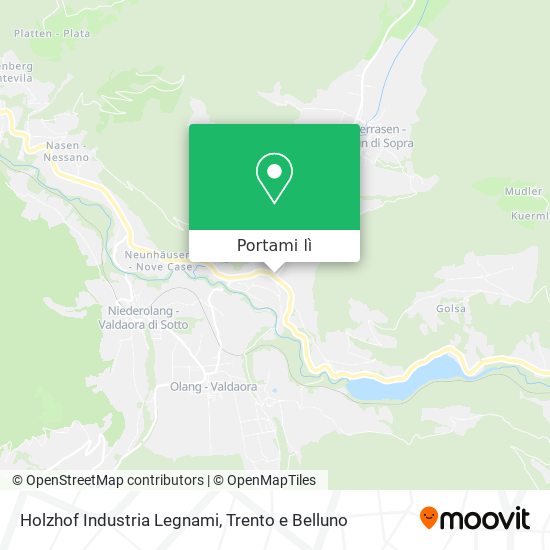 Mappa Holzhof Industria Legnami