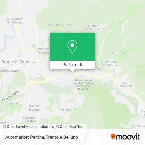 Mappa Automarket Percha