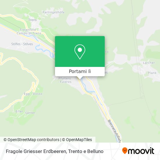 Mappa Fragole Griesser Erdbeeren