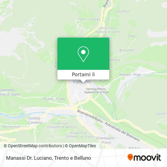 Mappa Manassi Dr. Luciano