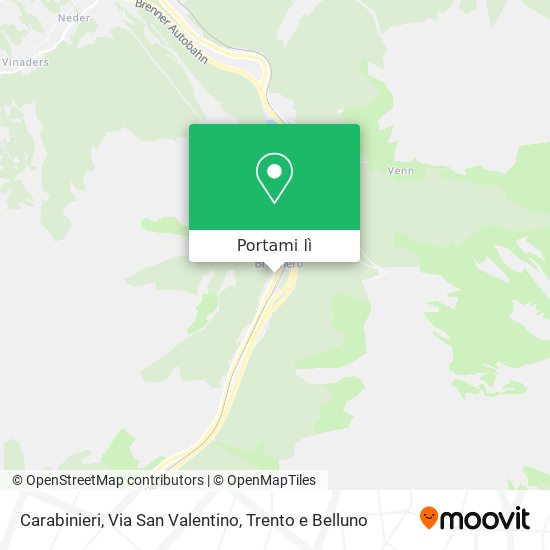 Mappa Carabinieri, Via San Valentino
