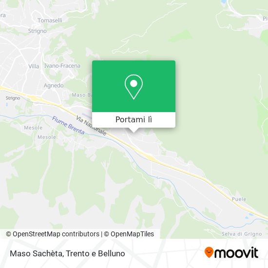 Mappa Maso Sachèta