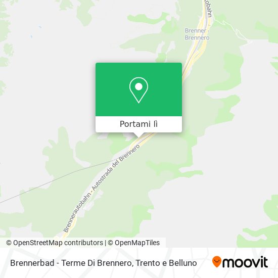 Mappa Brennerbad - Terme Di Brennero