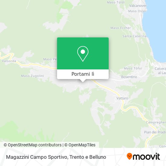 Mappa Magazzini Campo Sportivo
