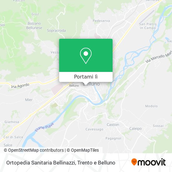 Mappa Ortopedia Sanitaria Bellinazzi