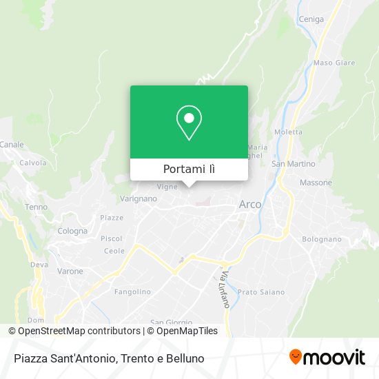 Mappa Piazza Sant'Antonio