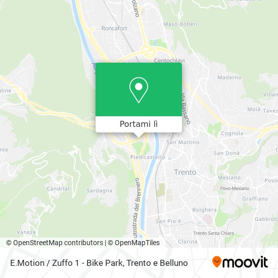 Mappa E.Motion / Zuffo 1 - Bike Park