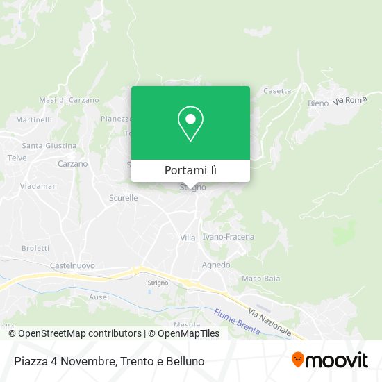 Mappa Piazza 4 Novembre