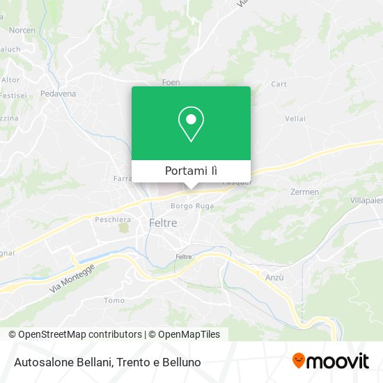 Mappa Autosalone Bellani