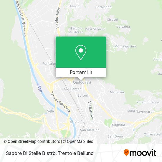 Mappa Sapore Di Stelle Bistrò
