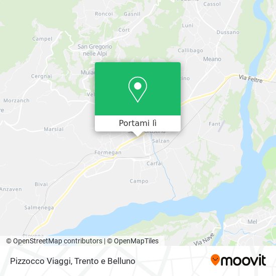 Mappa Pizzocco Viaggi