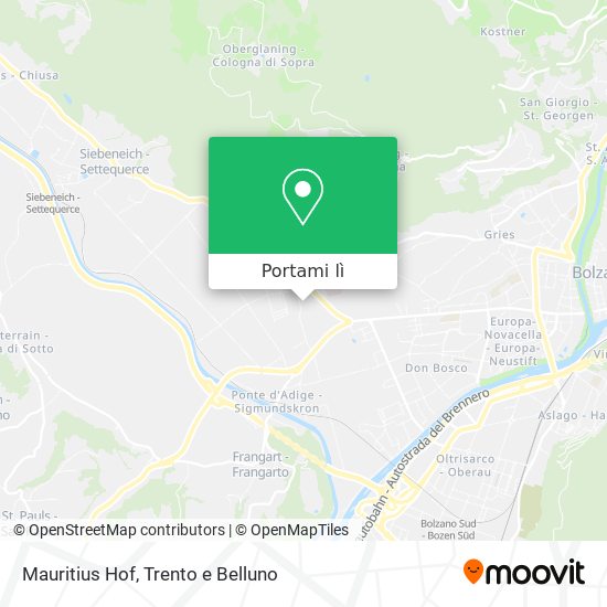 Mappa Mauritius Hof