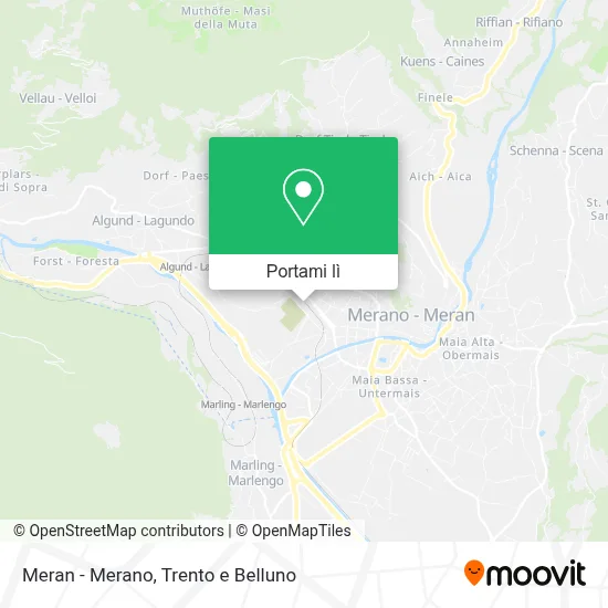 Mappa Meran - Merano