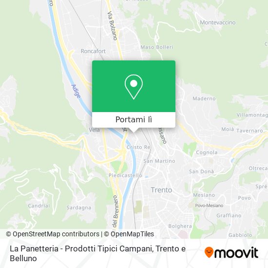 Mappa La Panetteria - Prodotti Tipici Campani