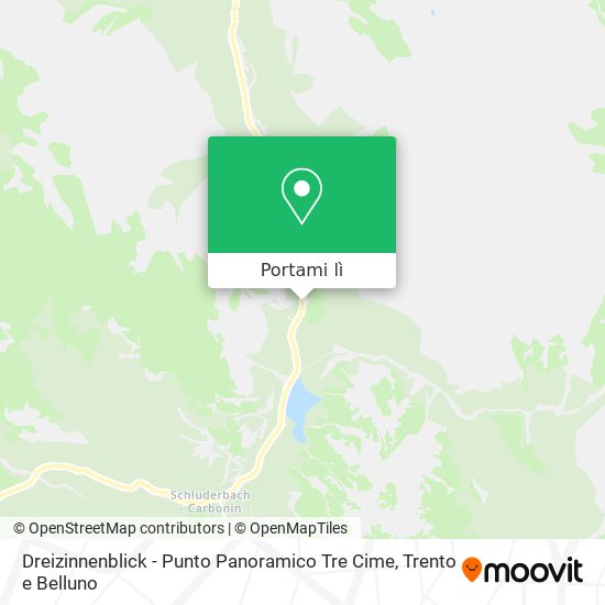 Mappa Dreizinnenblick - Punto Panoramico Tre Cime