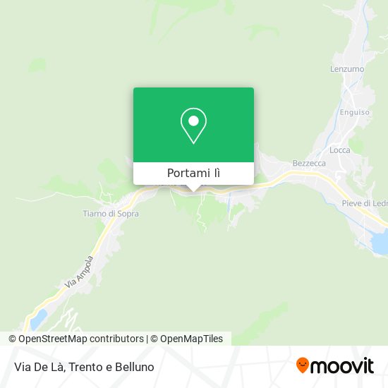 Mappa Via De Là