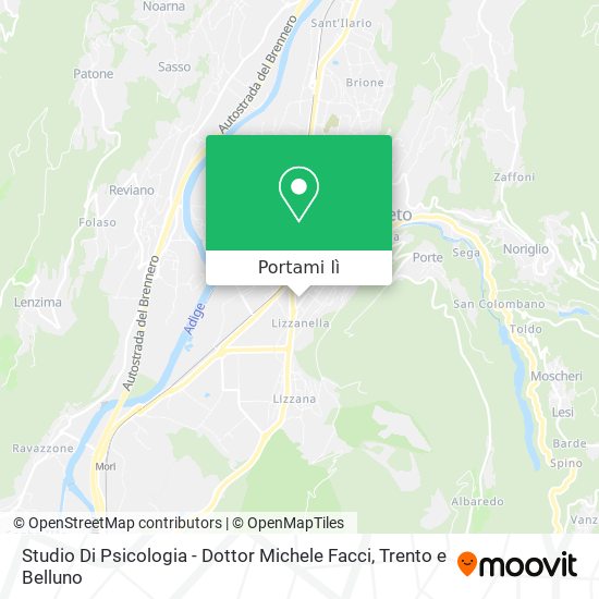 Mappa Studio Di Psicologia - Dottor Michele Facci