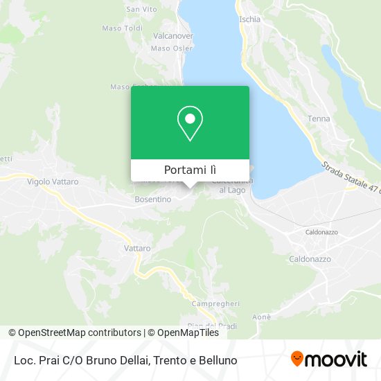 Mappa Loc. Prai C/O Bruno Dellai