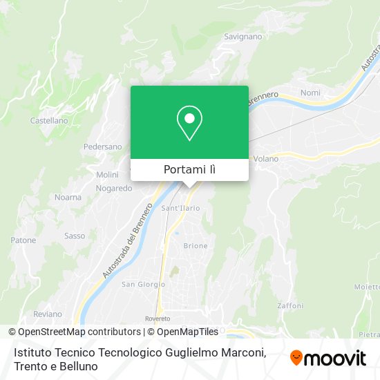 Mappa Istituto Tecnico Tecnologico Guglielmo Marconi