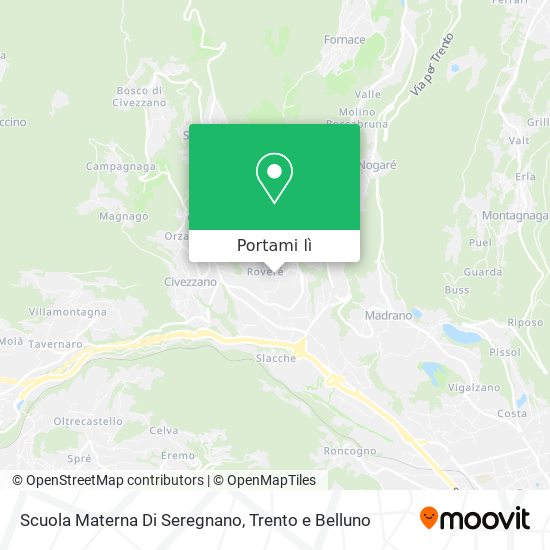 Mappa Scuola Materna Di Seregnano