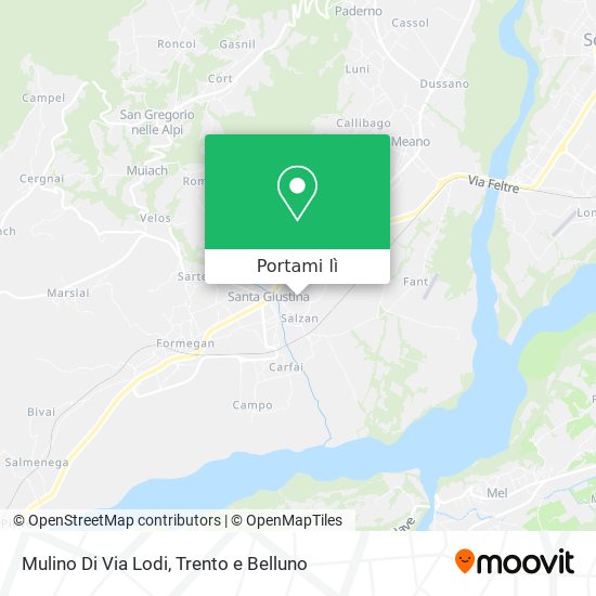 Mappa Mulino Di Via Lodi