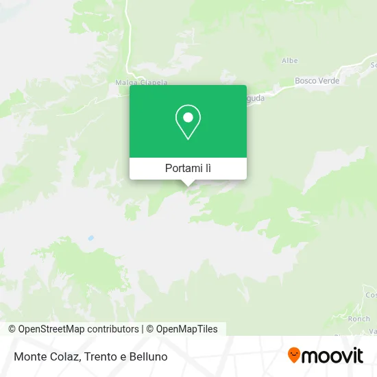Mappa Monte Colaz