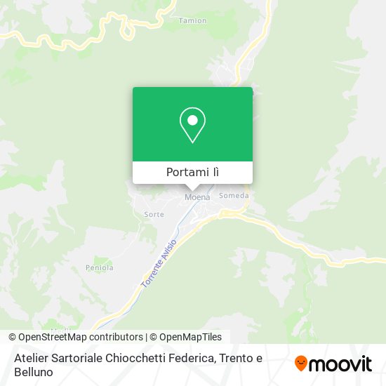 Mappa Atelier Sartoriale Chiocchetti Federica
