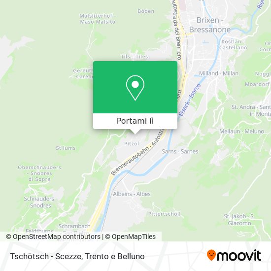 Mappa Tschötsch - Scezze