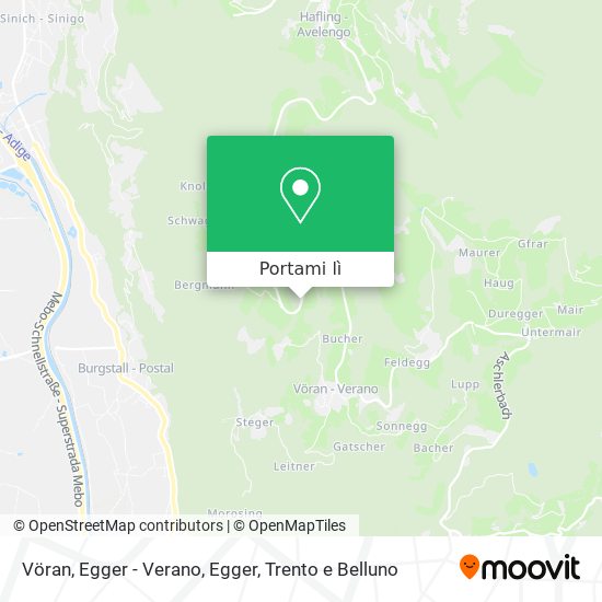 Mappa Vöran, Egger - Verano, Egger