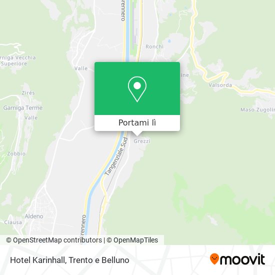 Mappa Hotel Karinhall