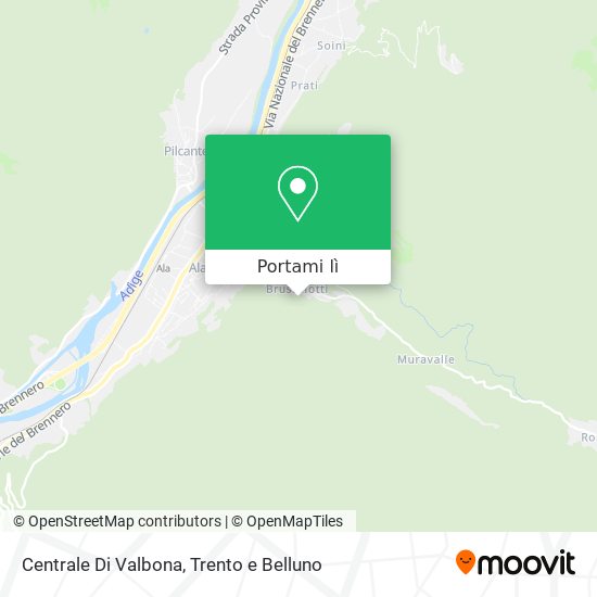 Mappa Centrale Di Valbona