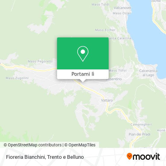 Mappa Fioreria Bianchini