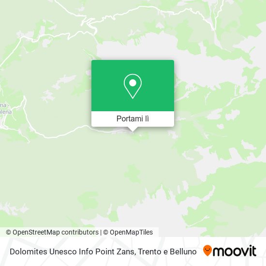 Mappa Dolomites Unesco Info Point Zans