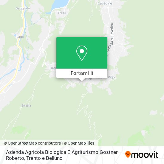 Mappa Azienda Agricola Biologica E Agriturismo Gostner Roberto