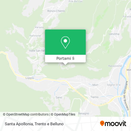 Mappa Santa Apollonia